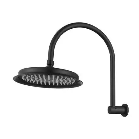 Modern National - Montpellier Shower Arm and Rose Matte Black