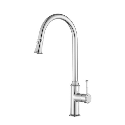 Modern National - Montpellier Traditional Pull Out Kitchen Mixer Chrome