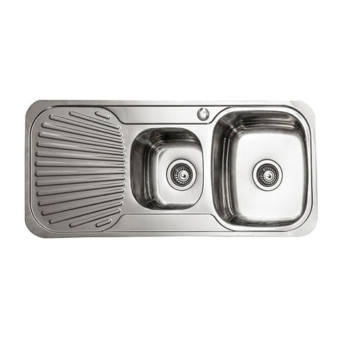 Linkware - Sydenham Stainless Steel Kitchen Sink 1 & 3/4 Bowl