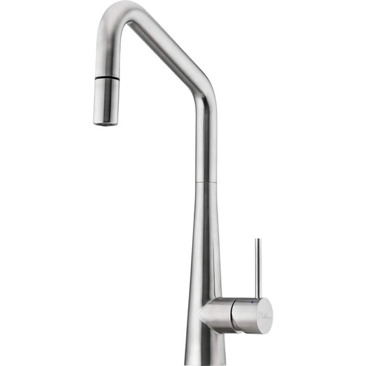 Oliveri - Essente 316 Stainless Steel Square Goose Neck Pull Out Mixer