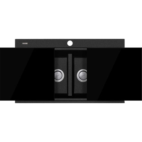 black-double-bowl-topmount-sink-with-glass-top-au