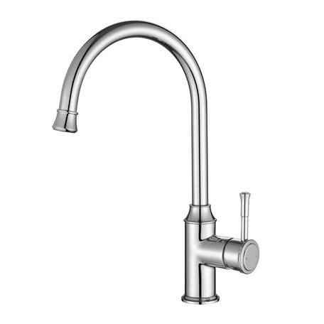 Modern National - Montpellier Goose Neck Kitchen Mixer Chrome