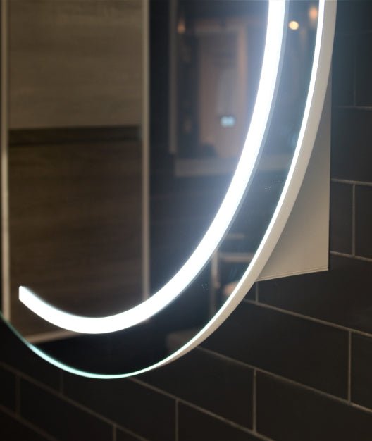 Remer P90D - Pearl LED Front Lit Mirror Cabinet