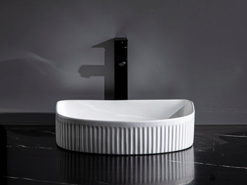 Claya - Arch-415 Arch Shaped Basin, Gloss White