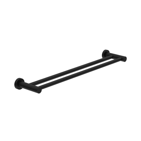 Nero - Classic Double Towel Rail 600/800mm
