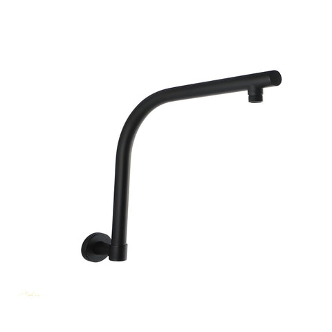 Aqua Perla -Black Wall Shower Arm