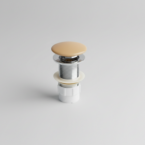 Claya - Matte brown Pop-Up Waste, 32mm Non-Overflow Ceramic Cap