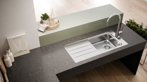 Oliveri SS2520 -  Essente Stainless Steel Goose Neck Mixer