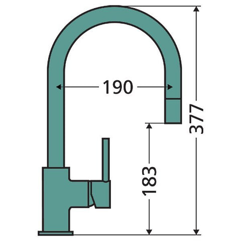Oliveri -  Essentials Pull Out Mixer Tap