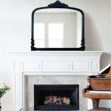 Chateaux - Antique Mirror Gold/Black 116cm x 101cm