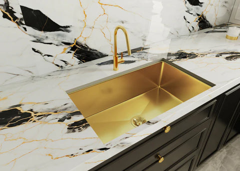 Poseidon - Stainless Steel Kitchen / Laundry Sink in 4 Finishes