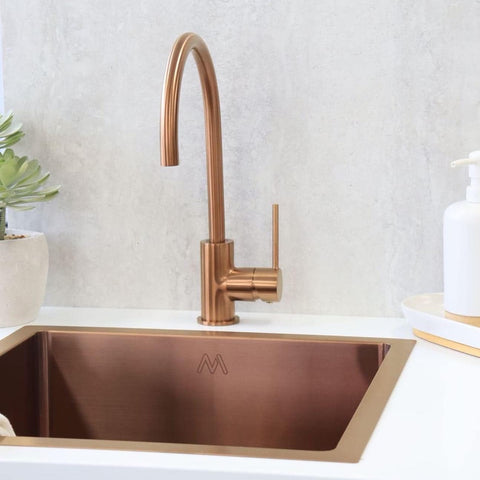 Modern National - Star Mini  Gooseneck Kitchen Mixer 8 Colours Available