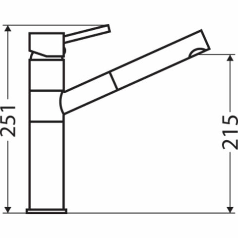 Oliveri -  Essentials Pull Out Mixer Tap