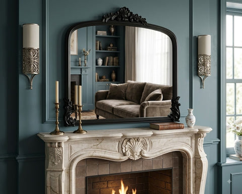 Chateaux - Antique Mirror 104cm H x 116cm L x 3cm W