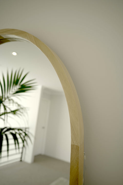 Arc of Eden Mirror Wooden Arched