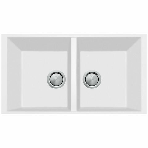 Oliveri -  Santorini  Piccolo Double Bowl Undermount Sink