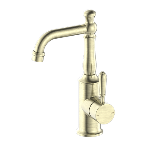 Nero - York Basin Mixer With Metal Lever