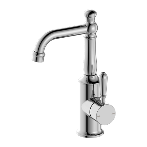 Nero - York Basin Mixer With Metal Lever
