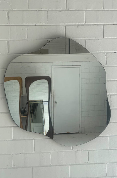 Serene - Frameless Organic Wavy Wall Mirror 70cm x 63cm