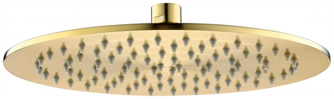 Modern National - Divine PVD Brushed Gold 250mm Stainless Shower Head