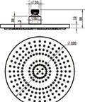 Modern National -Modern National - Round Shower Head 215mm