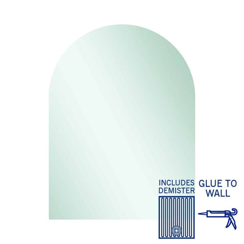 Aspen Polished Edge Arch Mirror