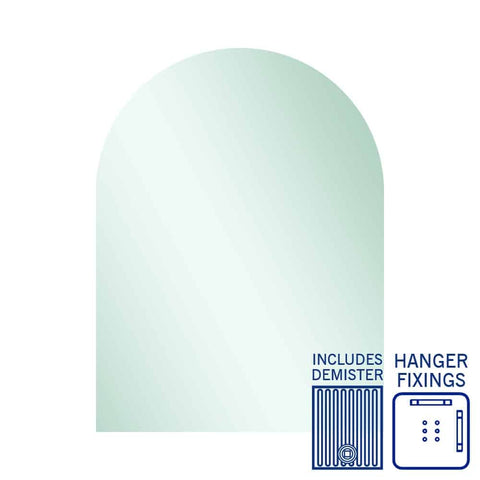 Aspen Polished Edge Arch Mirror