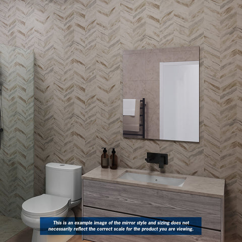 Jackson Rectangle Polished Edge Mirror