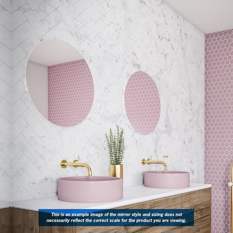 Rio Polished Edge Round Mirror