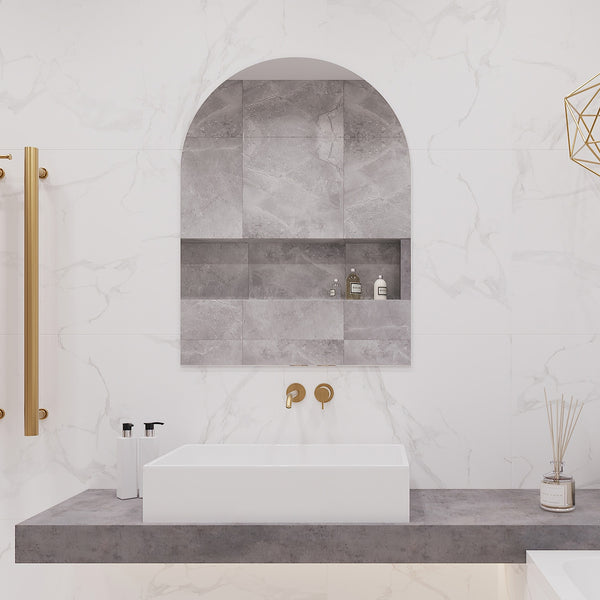 Aspen Polished Edge Arch Mirror
