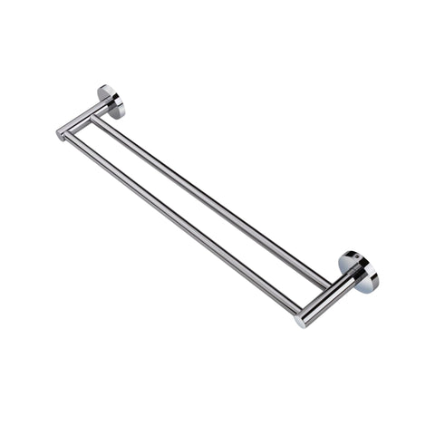 Lucid PIN - Chrome Cuttable Double Towel Rail