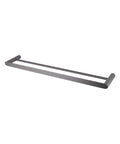 Gunmetal Double Towel Rail Rushy - 800mm