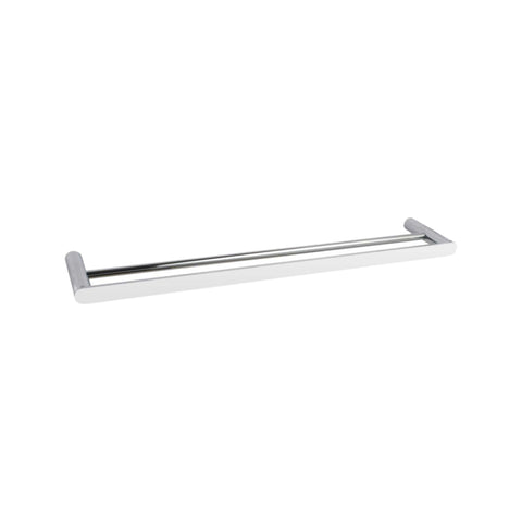 Chrome Double Towel Rail Rushy - 800mm
