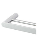 Chrome Double Towel Rail Rushy - 600mm