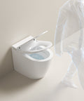 Auto flush sensor technology on the Lafeme Crawford and Sesto smart toilet
