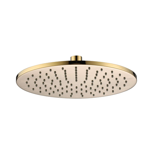 Modern National - Round Brass Shower Head 250MM 8 Colours Available