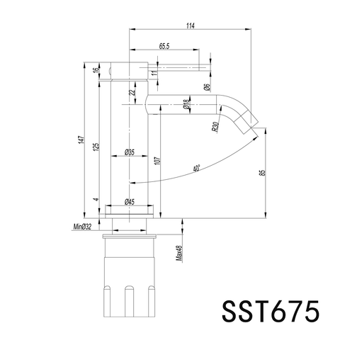 Linkware - Elle 316 Basin Mixer