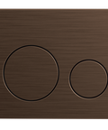 Lafeme AutoLux flush plate in Brushed Bronze finish