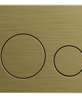 Lafeme Crawford and Sesto flush plate in Brushed Gold finish