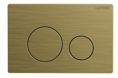 Lafeme Crawford and Sesto flush plate in Brushed Gold finish