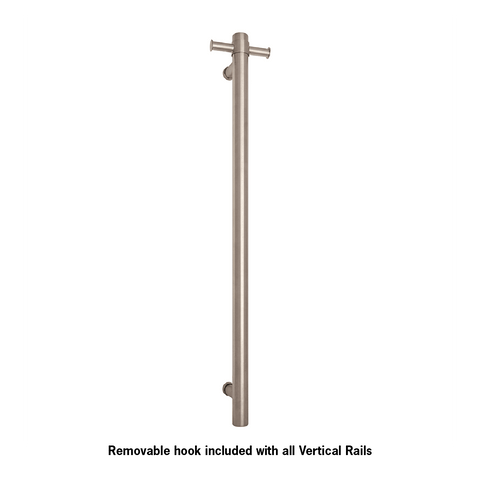 Thermogroup - Round Vertical Heated Towel Rail W142xH900xD100mm