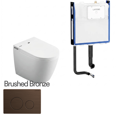 Lafeme Crawford Inwall Cistern Floor Pan Smart Toilet