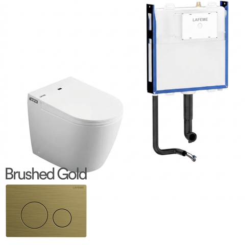 Lafeme Crawford Inwall Cistern Floor Pan Smart Toilet