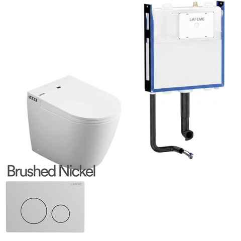 Lafeme Crawford Inwall Cistern Floor Pan Smart Toilet