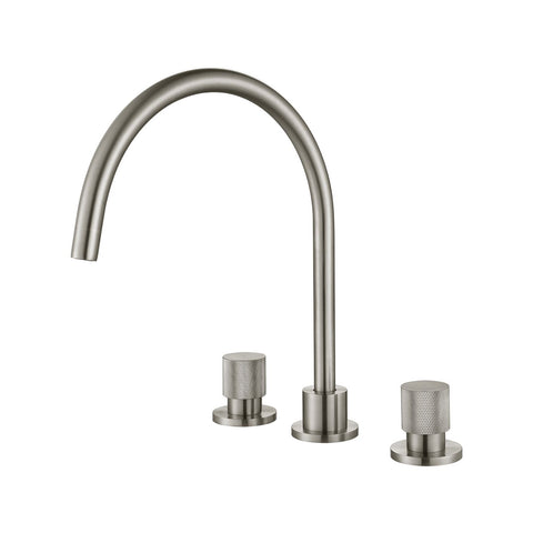 Modern National - Cadence 1/4 Turn Kitchen Set Brushed Nickel