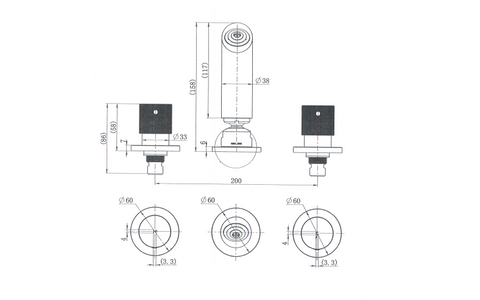 Modern National - Cadence Shower Set 1/4 Turn