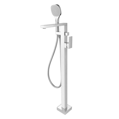 Modern National - Chao Mini Freestanding Bath Mixer with hand shower Chrome