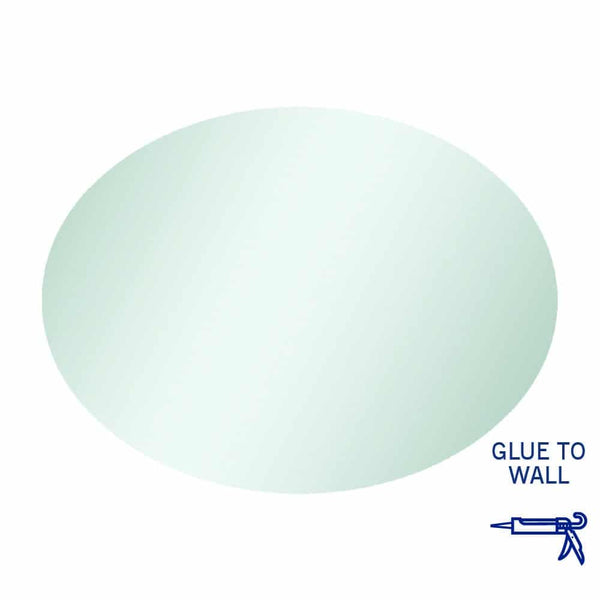 Cody Polished Edge Oval Mirror