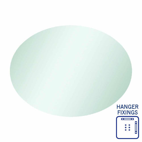 Cody Polished Edge Oval Mirror