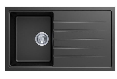 Aqua Perla- Granite Single Bowl With Drainer